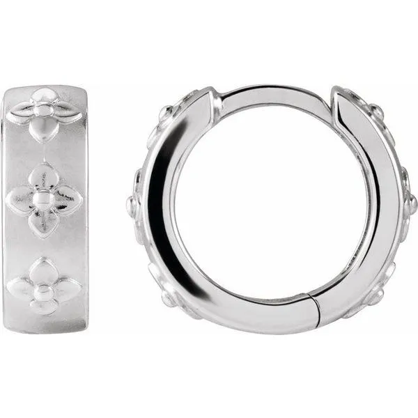 Hinged Hoop Earrings Long Jewelers Chesapeake, VA