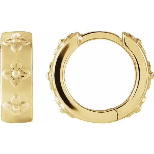 Hinged Hoop Earrings Long Jewelers Chesapeake, VA