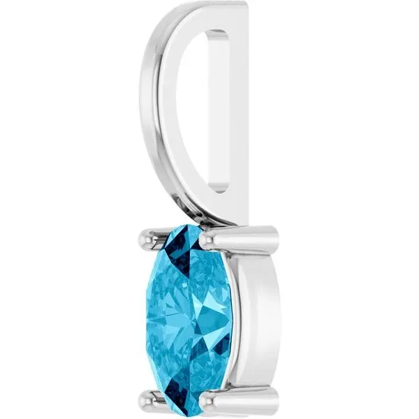 Solitaire Charm/Pendant Image 2 Gysbers Jewelry Waupun, WI