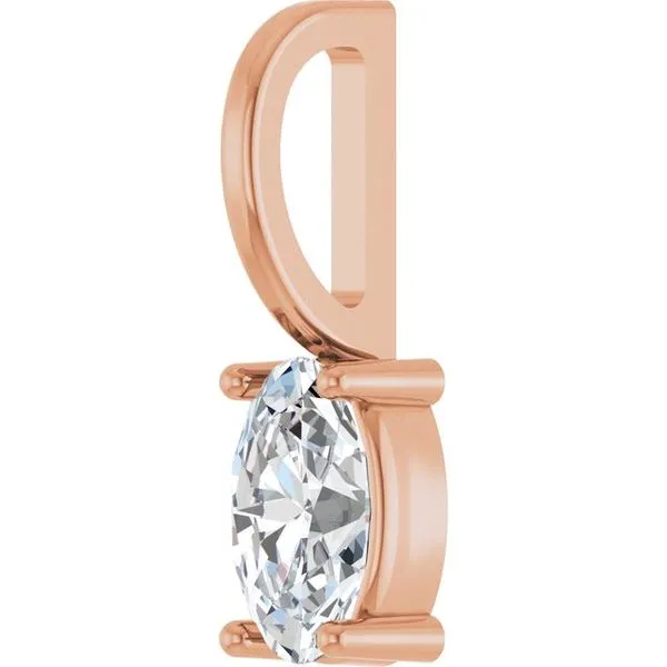 Solitaire Charm/Pendant Image 2 Clater Jewelers Louisville, KY