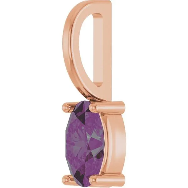 Solitaire Charm/Pendant Image 2 Gysbers Jewelry Waupun, WI