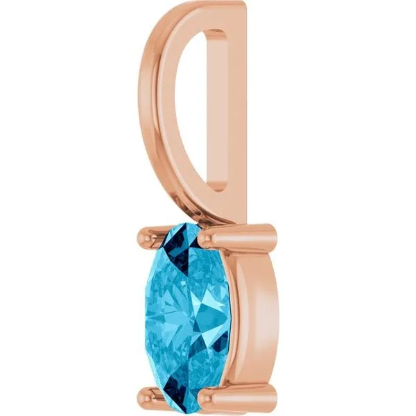 Solitaire Charm/Pendant Image 2 Gysbers Jewelry Waupun, WI