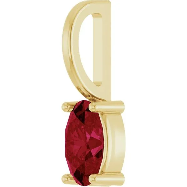 Solitaire Charm/Pendant Image 2 Ellsworth Jewelers Ellsworth, ME