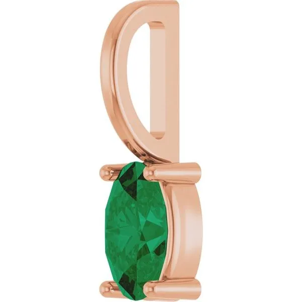 Solitaire Charm/Pendant Image 2 Ellsworth Jewelers Ellsworth, ME