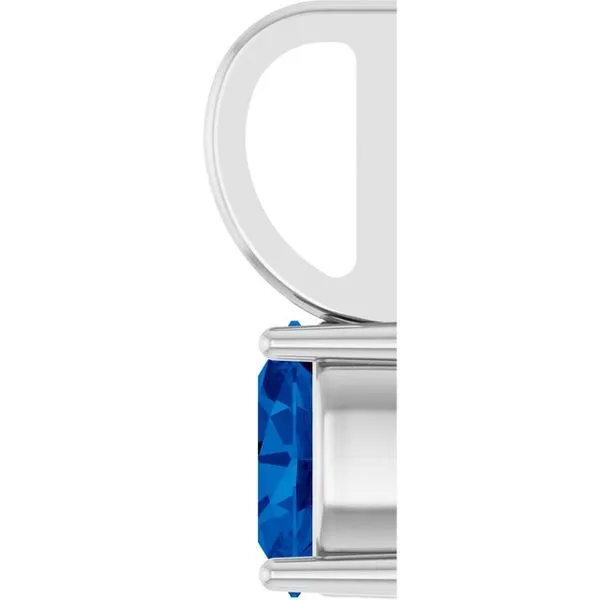 Solitaire Charm/Pendant Image 3 Ellsworth Jewelers Ellsworth, ME