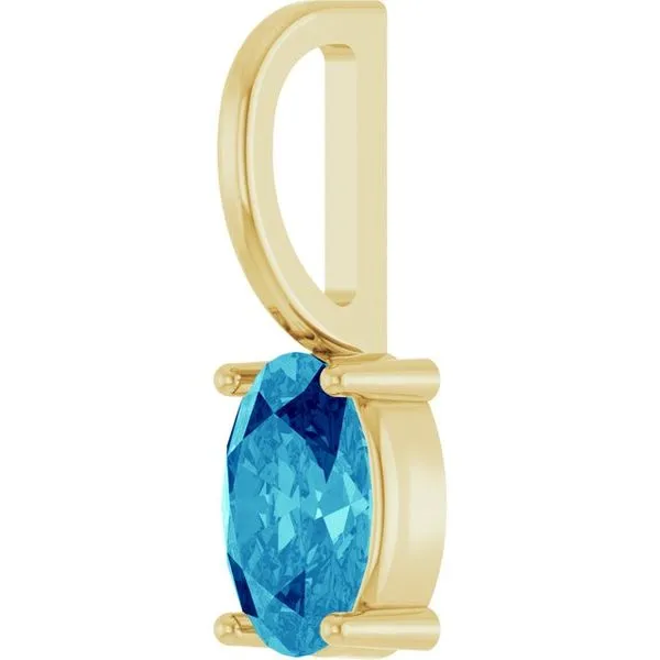 Solitaire Charm/Pendant Image 2 Gysbers Jewelry Waupun, WI