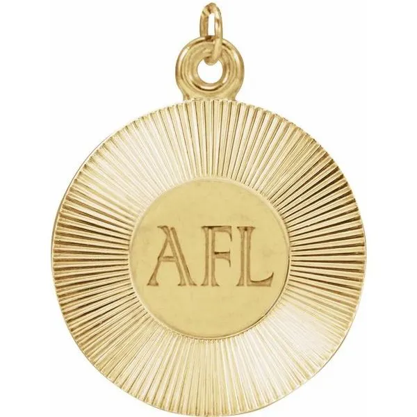 Engravable Pendant Image 3 Hopman Jewelers Elkhart, IN