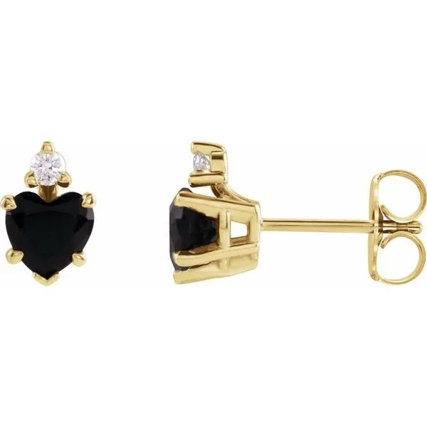 Accented Heart Earrings Clater Jewelers Louisville, KY