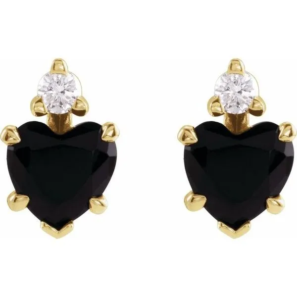 Accented Heart Earrings Image 2 SIERRA MOON Auburn, CA