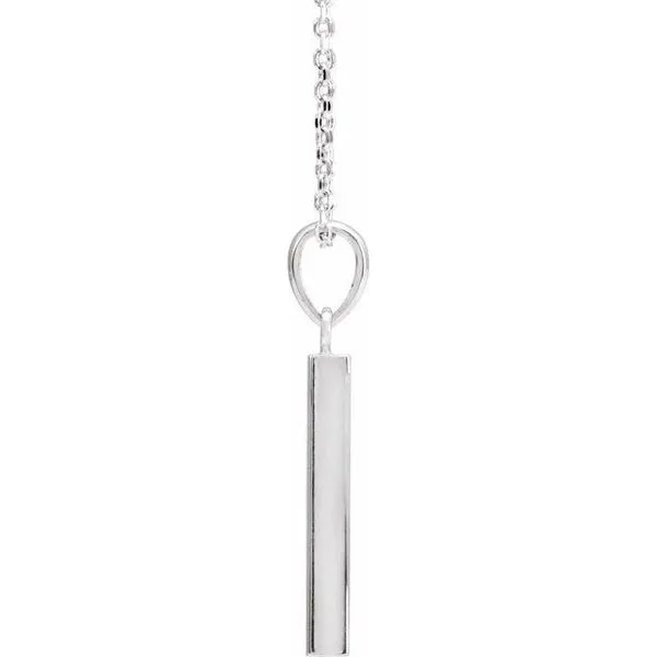 Engravable Bar Necklace Image 2 Atlanta West Jewelry Douglasville, GA