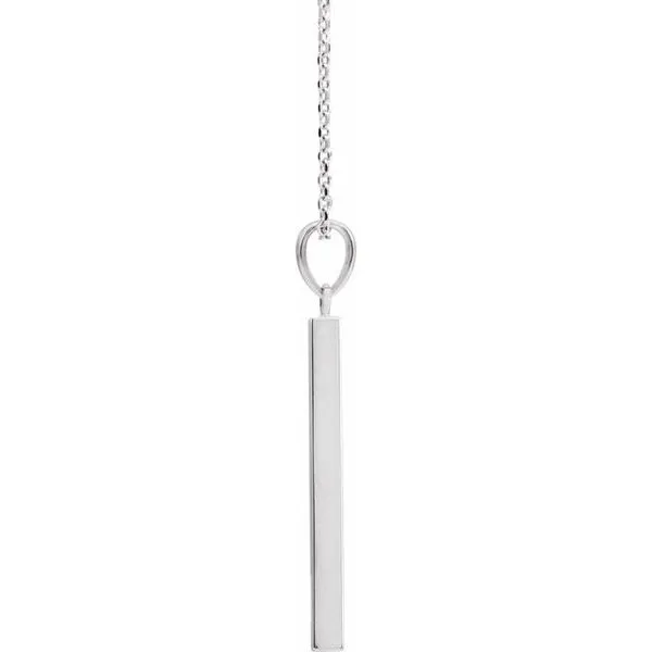 Engravable Bar Necklace Image 2 James & Williams Jewelers Berwyn, IL
