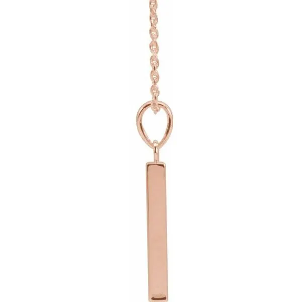 Engravable Bar Necklace Image 2 McCoy Jewelers Bartlesville, OK