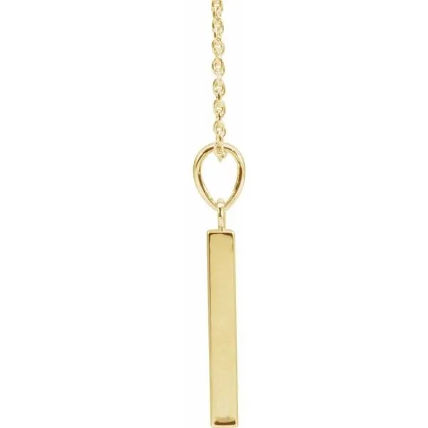 Engravable Bar Necklace Image 2 J. Meredith Jewelers Delafield, WI