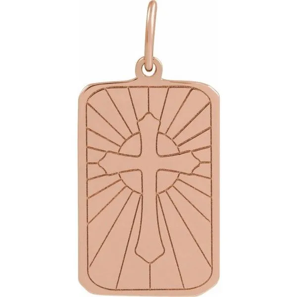 Cross Dog Tag Pendant Boyd Jewelers Wesley Chapel, FL