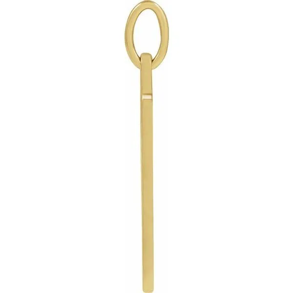 Cross Dog Tag Pendant Image 2 Hopman Jewelers Elkhart, IN