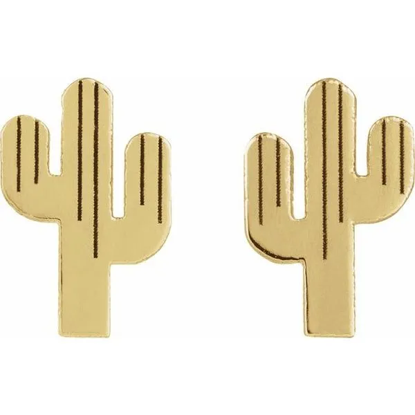 Cactus Earrings Image 2 Studio D Jewelers Woodstock, IL