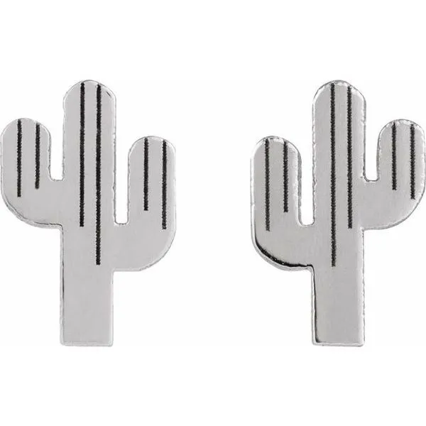Cactus Earrings Image 2 James & Williams Jewelers Berwyn, IL