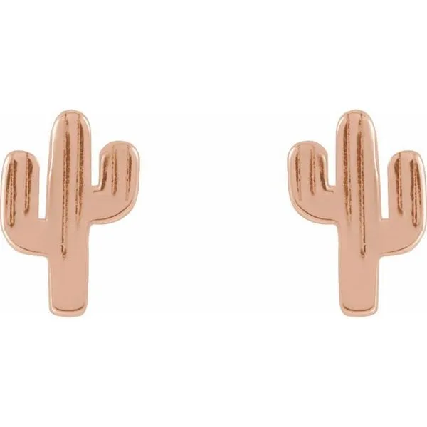 Cactus Earrings Image 2 Allain's Jewelry New Iberia, LA