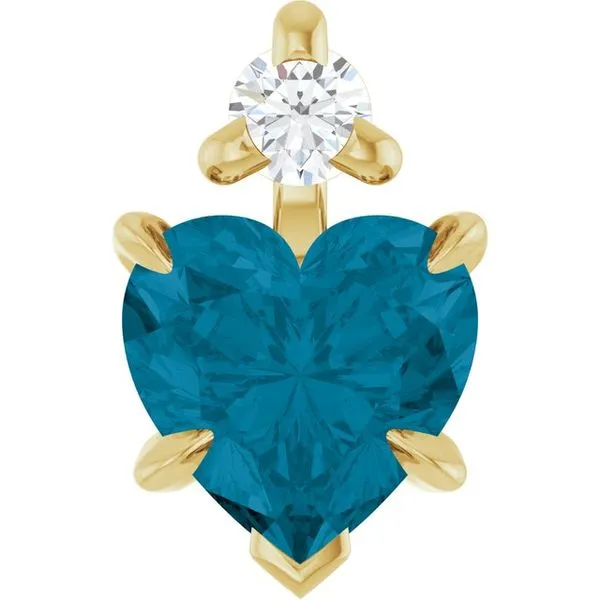 Accented Heart Pendant Gysbers Jewelry Waupun, WI