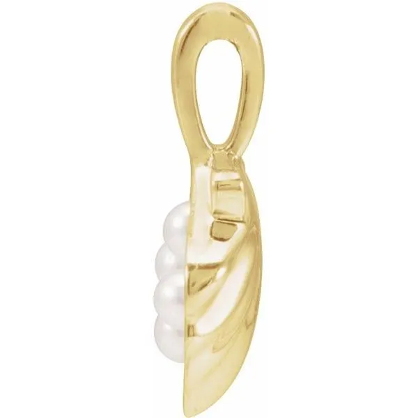 Pearl Shell Family Pendant Image 2 Hopman Jewelers Elkhart, IN