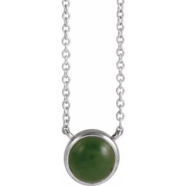 Cabochon Solitaire Necklace Boyd Jewelers Wesley Chapel, FL