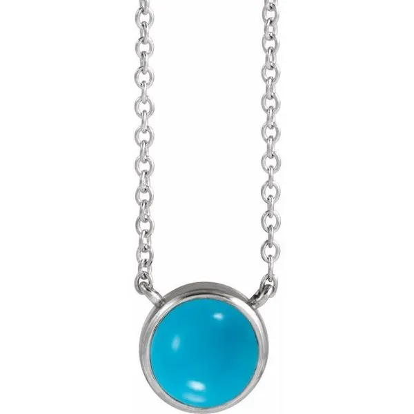 Cabochon Solitaire Necklace J. Meredith Jewelers Delafield, WI