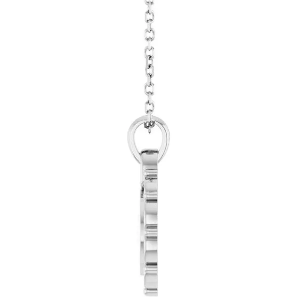 Engravable Scroll Necklace Image 3 Avitabile Fine Jewelers Hanover, MA