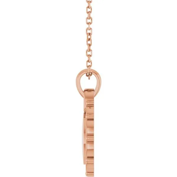 Engravable Scroll Necklace Image 3 Hart's Jewelers Grants Pass, OR
