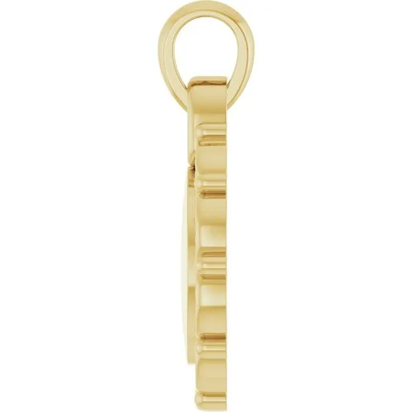 Engravable Scroll Necklace Image 3 Studio D Jewelers Woodstock, IL