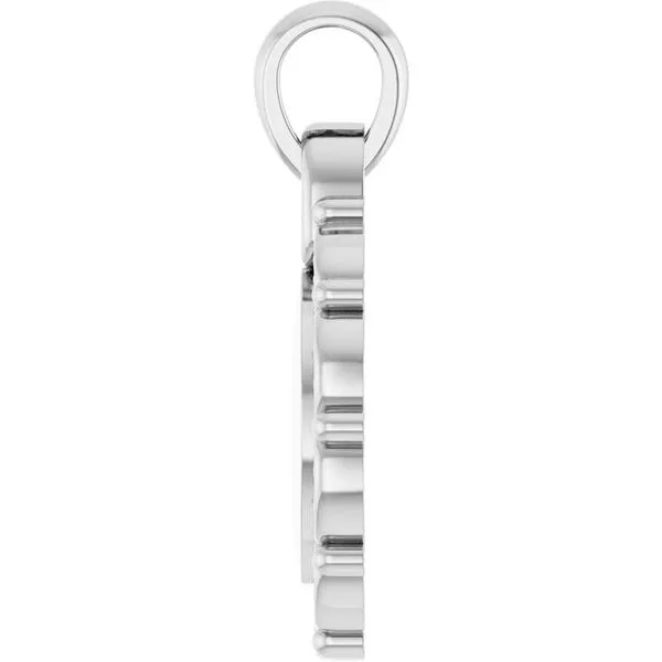 Engravable Scroll Necklace Image 3 Moseley Diamond Showcase Inc Lexington, SC