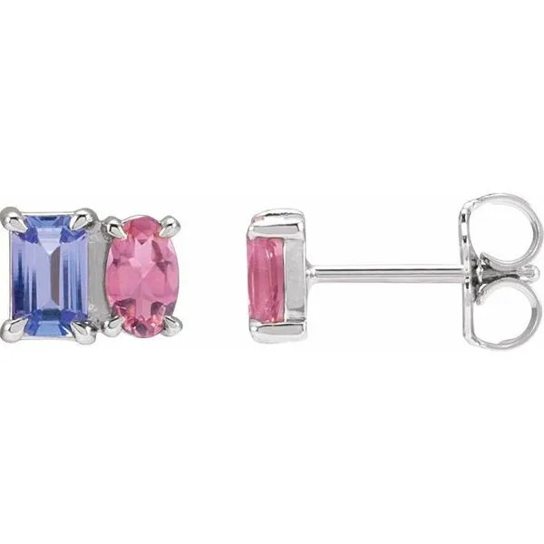 Two-Stone Stud Earrings Holly's Jewelry Mountain Home, AR