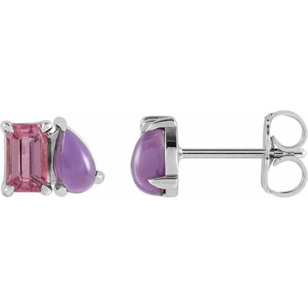 Two-Stone Stud Earring Hopman Jewelers Elkhart, IN