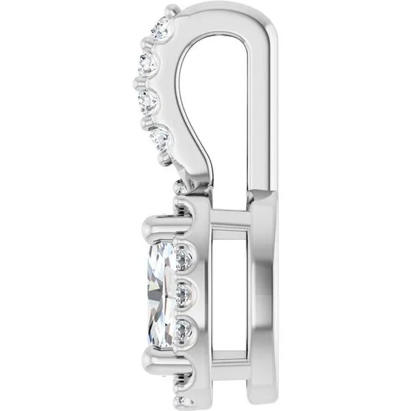 Halo-Style Pendant Image 3 Spath Jewelers Bartow, FL