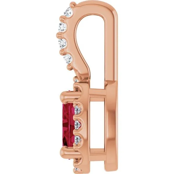 Halo-Style Pendant Image 3 Hopman Jewelers Elkhart, IN