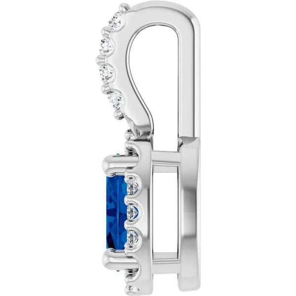 Halo-Style Pendant Image 3 Ask Design Jewelers Olean, NY