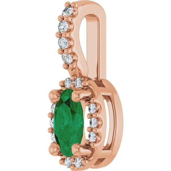 Halo-Style Pendant Image 2 Cherry Street Jewelers Tulsa, OK