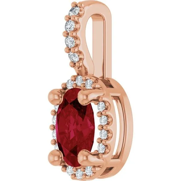 Halo-Style Pendant Image 2 J. Meredith Jewelers Delafield, WI