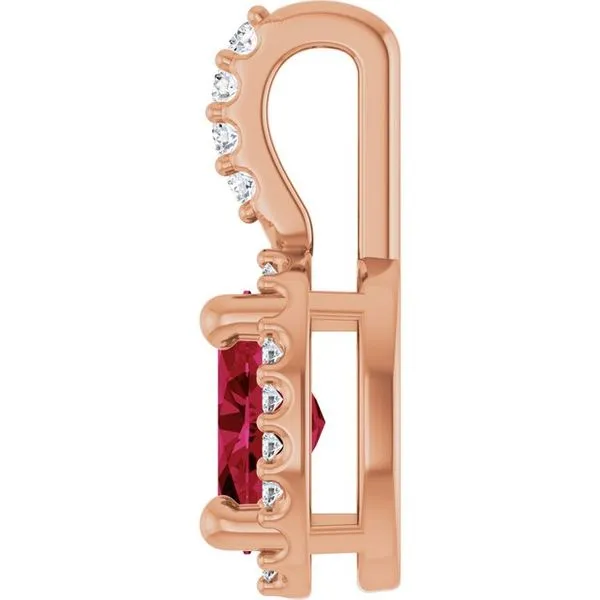 Halo-Style Pendant Image 3 Spath Jewelers Bartow, FL