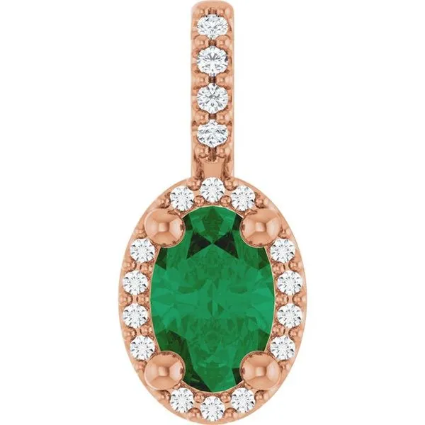 Halo-Style Pendant Studio D Jewelers Woodstock, IL