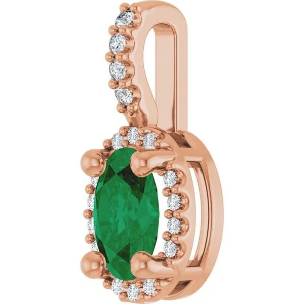 Halo-Style Pendant Image 2 Studio D Jewelers Woodstock, IL