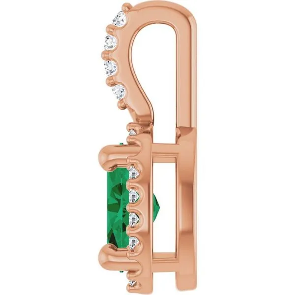 Halo-Style Pendant Image 3 James & Williams Jewelers Berwyn, IL