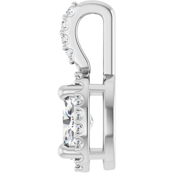Halo-Style Pendant Image 3 Studio D Jewelers Woodstock, IL