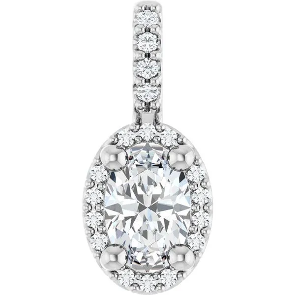 Halo-Style Pendant J. Meredith Jewelers Delafield, WI