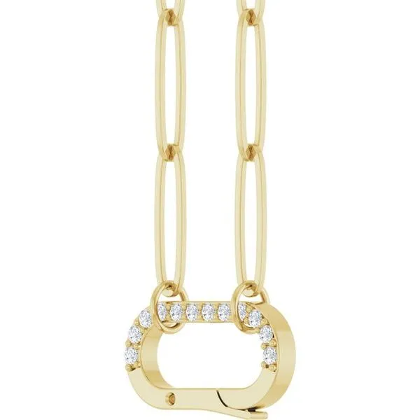 Accented Charm Necklace Image 2 Clater Jewelers Louisville, KY