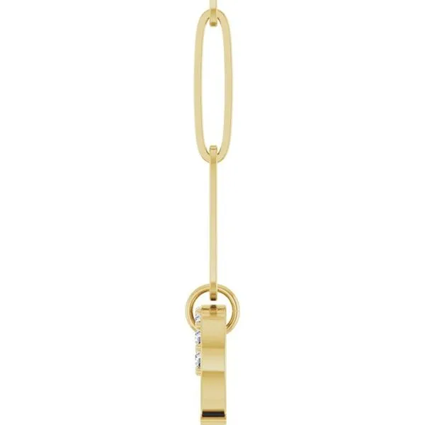 Accented Charm Necklace Image 3 Clater Jewelers Louisville, KY