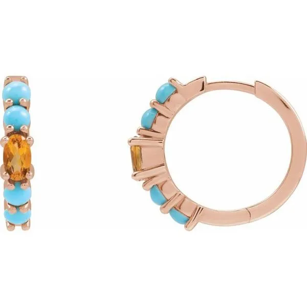 Accented Hoop Earrings Hopman Jewelers Elkhart, IN