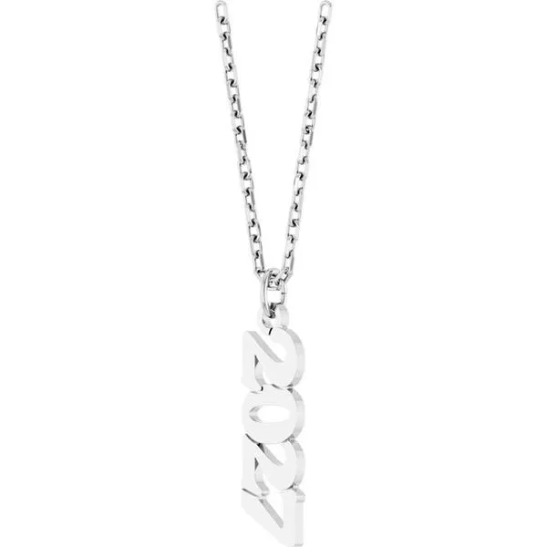 Petite Year Necklace Image 2 D'Errico Jewelry Scarsdale, NY