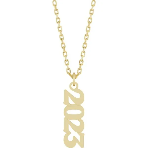Petite Year Necklace Leslie E. Sandler Fine Jewelry and Gemstones rockville , MD