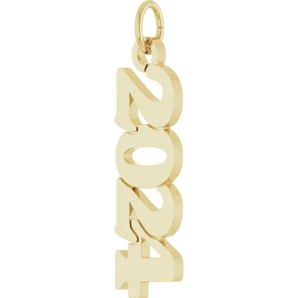 Petite Year Pendant Image 2 McCoy Jewelers Bartlesville, OK