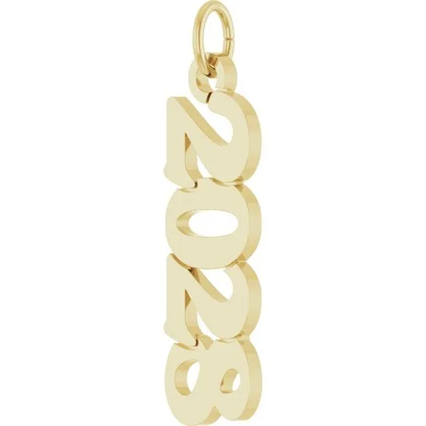 Petite Year Pendant Image 2 McCoy Jewelers Bartlesville, OK